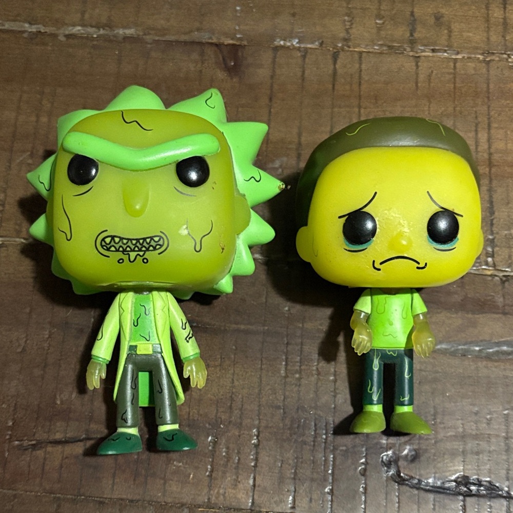 Funko Pop! Toxic Rick and Morty # 335 336 Target Exclusive Loose No Boxes